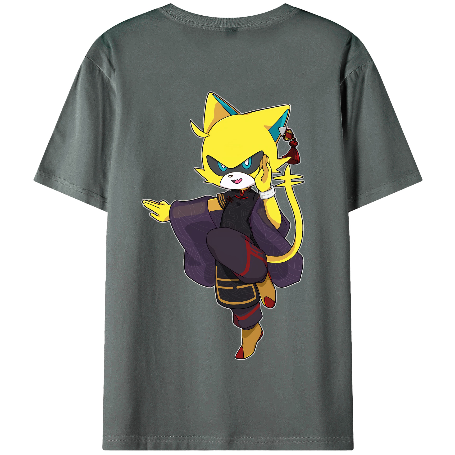 （画像用） 妖怪ウォッチ Yo-kai Watch 綿100％半袖Tシャツ（背面プリント）